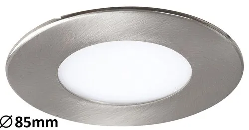 Beltéri LED süllyesztett lámpa 3W 170lm 3000K szatin króm ...