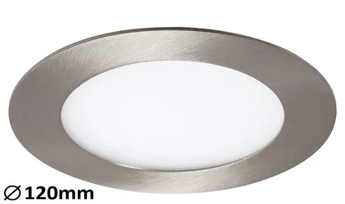 Beltéri LED süllyesztett lámpa 6W 350lm 3000K szatin króm ...