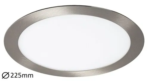 Beltéri LED süllyesztett lámpa 18W 1400lm 3000K szatin kró...