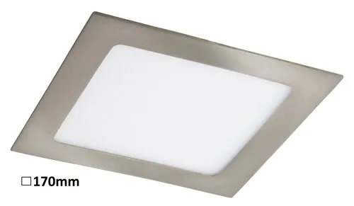 Beltéri LED süllyesztett lámpa 12W 800lm 3000K szatin króm...