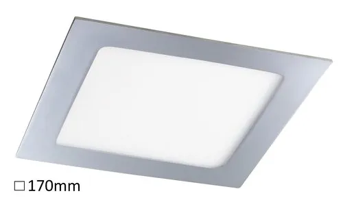 Beltéri LED süllyesztett lámpa 12W 800lm 4000K króm fehér ...