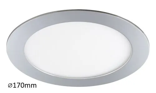 Beltéri LED süllyesztett lámpa 12W 800lm 3000K króm fehér ...