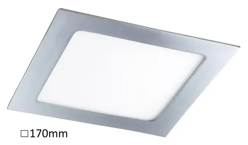 Beltéri LED süllyesztett lámpa 12W 800lm 3000K króm fehér ...