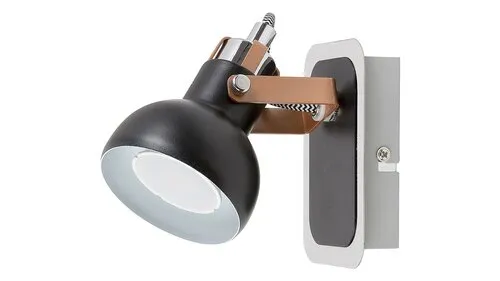 Beltéri fali lámpa GU10 35W matt fekete Balzac