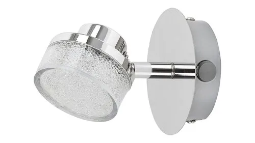 Beltéri LED fali lámpa 5W 400lm 3000K króm/kristály Padma...