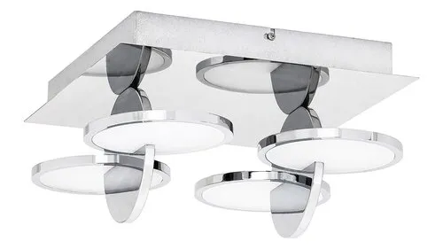 Beltéri LED mennyezeti lámpa 33W 2200lm 3000K króm/opál üv...