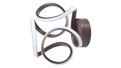 Beltéri LED fali lámpa 11W 700lm 3000K barna Ambrosio 