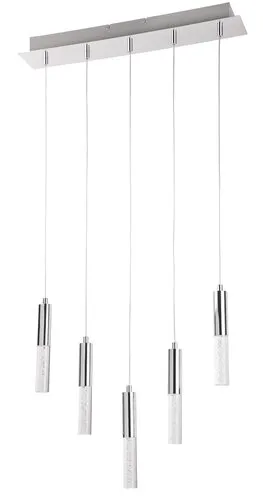 Beltéri LED függeszték 25W 2000lm 3000K króm Rheia