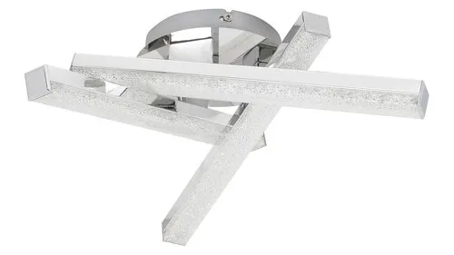 Beltéri LED mennyezeti lámpa 12W 960lm 3000K króm/kristály...