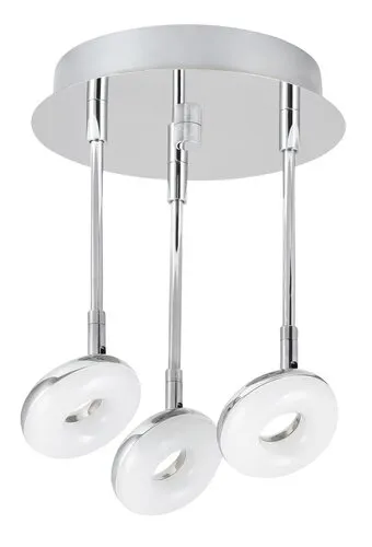 Beltéri LED mennyezeti lámpa 16W 1530lm 4000K króm/fehér B...