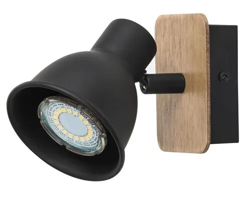 Beltéri fali lámpa GU10 15W fekete Mac