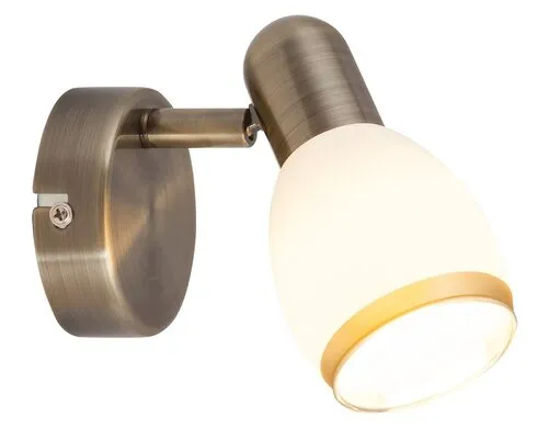 Beltéri fali lámpa E14 40W bronz/fehér Elite