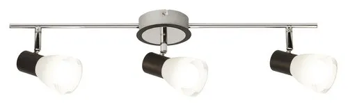 Beltéri karos spotlámpa E14 3x40W fekete/fehér Ati 