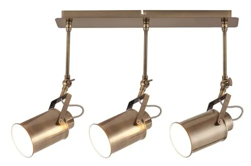 Beltéri karos spotlámpa E27 3x60W antik bronz Peter