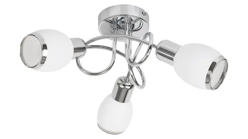 Beltéri karos spotlámpa E14 3x40W króm/fehér Elite 