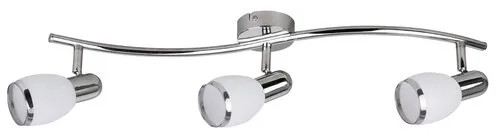 Beltéri karos spotlámpa E14 3x40W króm/fehér Elite 