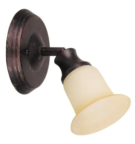 Beltéri fali lámpa E14 40W barna/krém Claire