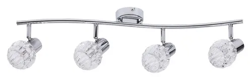 Beltéri karos spotlámpa E14 4x40W króm Lauren