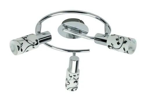 Beltéri karos spotlámpa E14 3x40W króm Blossom 