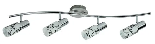 Beltéri karos spotlámpa E14 4x40W króm Blossom 