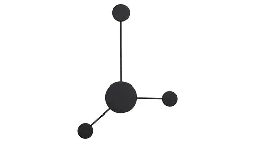 Beltéri LED fali lámpa 10,5W 750lm 4000K fekete Amadeo 