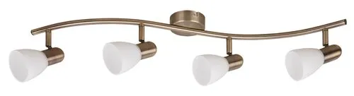 Beltéri karos spotlámpa E14 4x40W bronz Soma