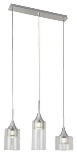 Beltéri LED függeszték 15W 1200lm 4000K króm/átl. Candice ...