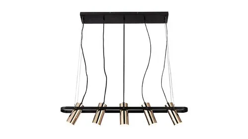 Beltéri LED függeszték 25W 2000lm 3000K arany Raven