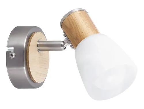 Beltéri fali lámpa E14 40W króm/fehér Gavin