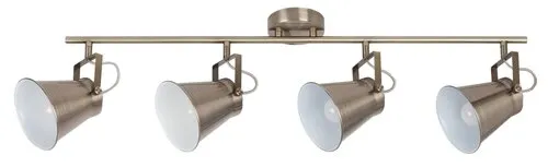 Beltéri karos spotlámpa E27 4x60W bronz Martina