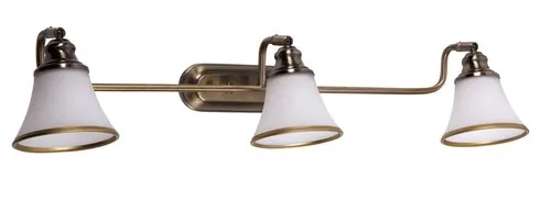 Beltéri karos spotlámpa E14 3x40W bronz/fehér Grando