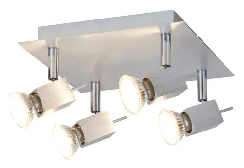 Beltéri karos spotlámpa GU10 4x5W alumínium Agata