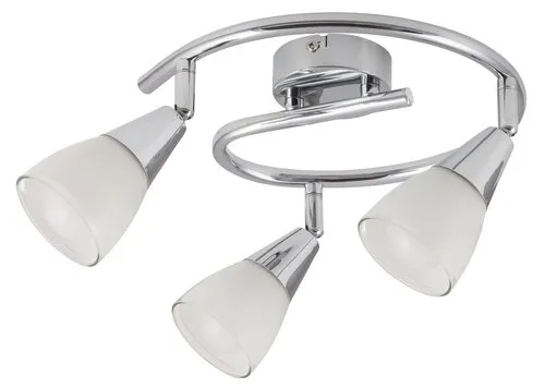 Beltéri karos spotlámpa E14 3x40W króm/fehér Nicolette