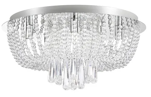 Beltéri mennyezeti lámpa G9 6x40W króm Larisha