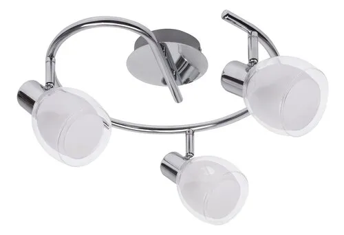 Beltéri karos spotlámpa E14 3x40W króm/fehér Dave