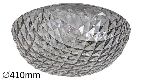 Beltéri LED mennyezeti lámpa 24W 2400lm 3000K szürke Jilli...