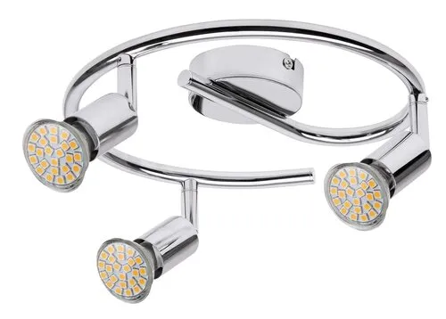 Beltéri karos spotlámpa GU10 3x50W króm Norton