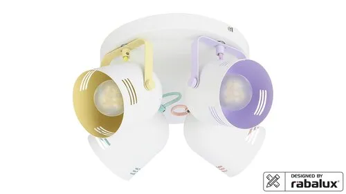 Beltéri karos spotlámpa E14 4x40W fehér Minuet