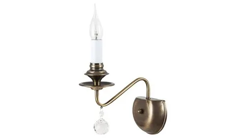 Beltéri fali lámpa E14 40W antik bronz Beatrice 