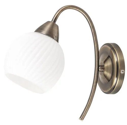 Beltéri fali lámpa E14 40W antik bronz Evangeline