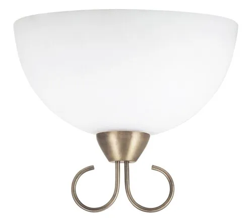 Beltéri fali lámpa E27 25W bronz/fehér Aurelia 