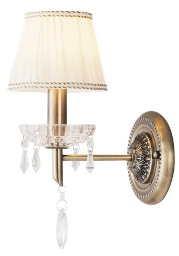 Beltéri fali lámpa E14 40W bronz/fehér Claudia 