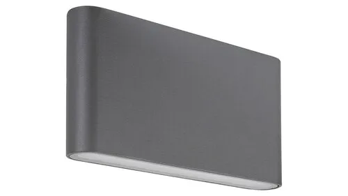 Kültéri LED fali lámpa 12W 528lm 3000K antracit Nesna