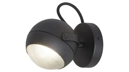 Kültéri fali lámpa GU10 25W matt fekete Derby 