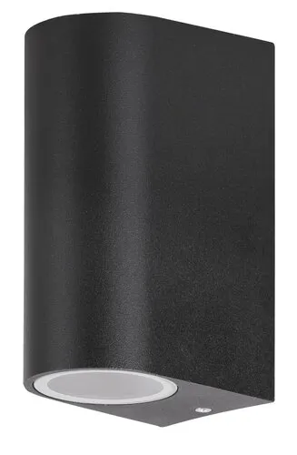 Kültéri fali lámpa GU10 2x35W fekete Chile 