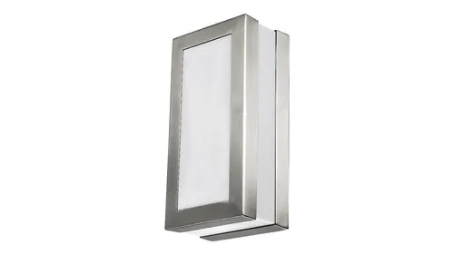 Kültéri fali lámpa E27 14W szatin króm Stuttgart