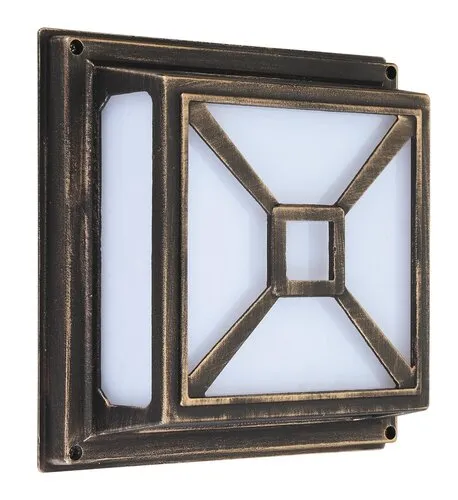 Kültéri mennyezeti lámpa E27 2x60W antik arany/fehér Dariu...