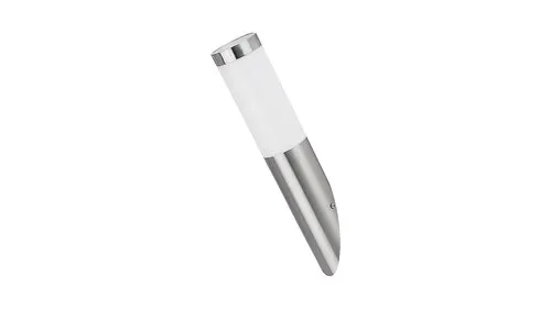 Kültéri fali lámpa E27 25W szatin króm Inox torch 