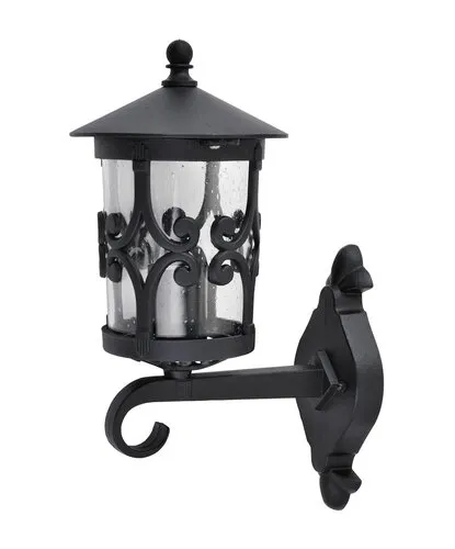 Kültéri fali lámpa E27 100W fekete Palma 