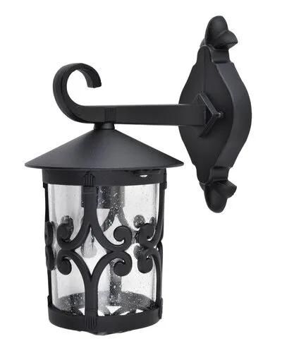 Kültéri fali lámpa E27 100W fekete Palma 